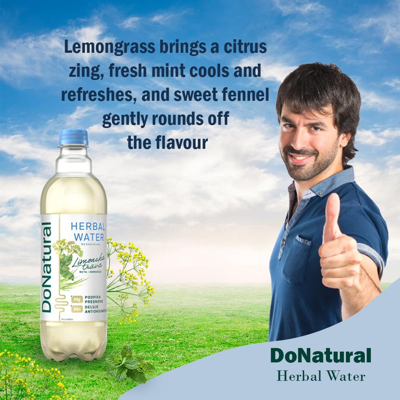 Load image into Gallery viewer, DONATURAL META Mineral Water Mg+Zn – 12 x 0.5L Natural Functional Water for Daily Well-Being
