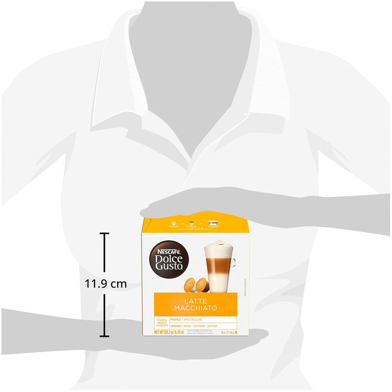 Load image into Gallery viewer, Latte Macchiato DOLCE GUSTO 16CAPS. Spectacular and voluptuous
