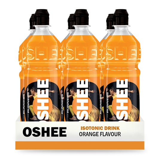 OSHEE Isotonic Drink Orange 750 ml PET Bottle - Pack of 6 Sports Hydration