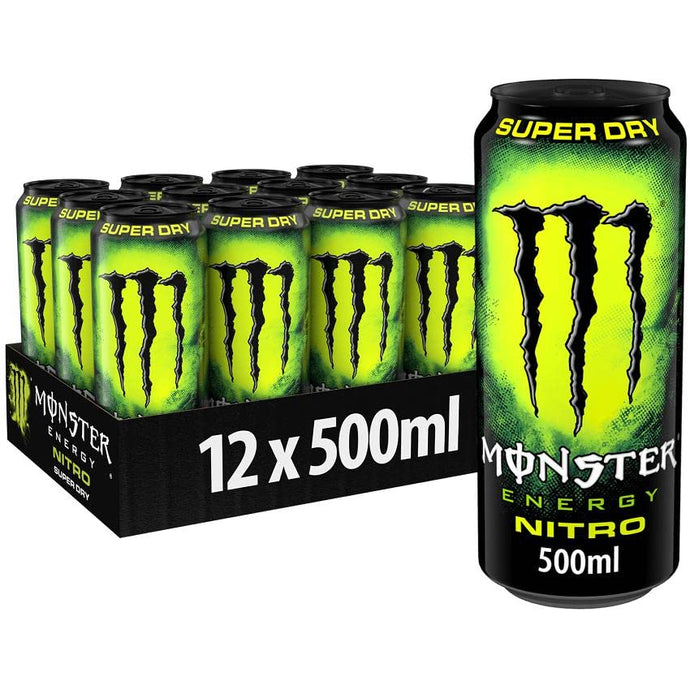 MONSTER ENERGY Nitro Pack of 12 Units of 500 ml - Total 6 Litres