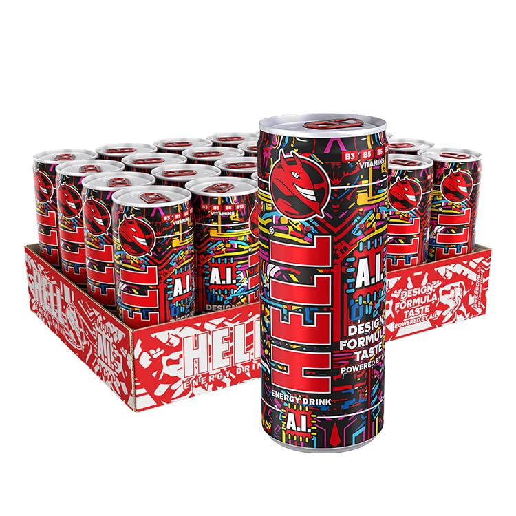 Load image into Gallery viewer, HELL Energy Drink A.I. 250 ml Can - 24 Pack
