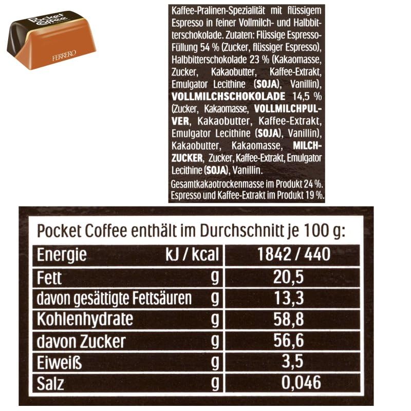 Load image into Gallery viewer, Ferrero Pocket Coffee (Pack of 12 x 62 g)
