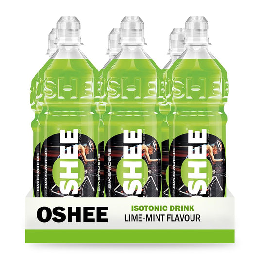 OSHEE Lime Isotonic Drink 750 ml (Pack of 6) - Refreshing Sports Hydration