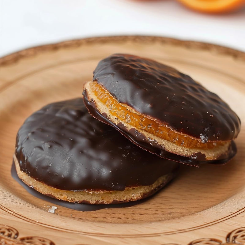 Load image into Gallery viewer, Jaffa Duo Orange Jelly &amp; Chocolate Covered Biscuits 250g Twin Pack - Rich Cocoa, Real Orange Juice, 52% Cocoa Coating Jaffa Cakes, Multiple Sizes 125g, and 250g (250 G, 6 PCS)
