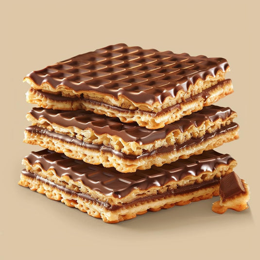 NAPOLITANKE KRAS Premium Wafers - Premium Wafers Biscuits met heerlijke melk, chocolade crème, hazelnoot, citroen en sinaasappel vullingen - Meerdere maten (4x420g) 