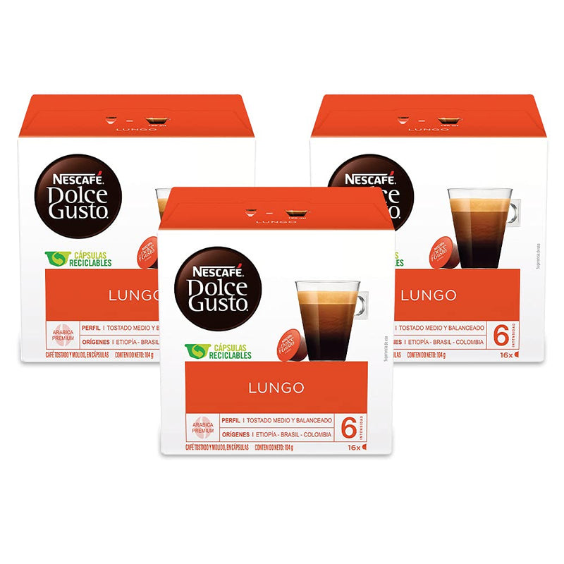 Load image into Gallery viewer, Lungo DOLCE GUSTO BUNDLE - 48CAPS. Balanced and roasty
