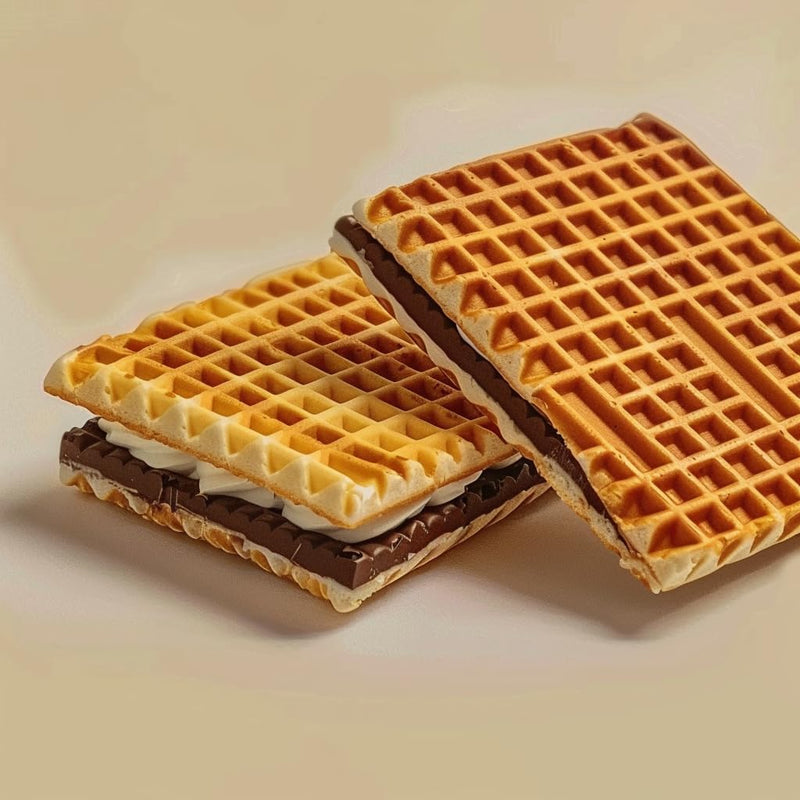 Load image into Gallery viewer, NAPOLITANKE KRAS Premium Waffles - Premium Waffle Biscuits with Delicious Milk, Chocolate Cream, Hazelnut, Lemon and Orange Fillings - Various Sizes (840 g Chocolate &amp; Cream, Pack of 8)
