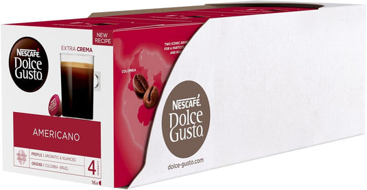 Americano DOLCE GUSTO BUNDLE - 48 CAPS. Sweet aromatic and Nuanced