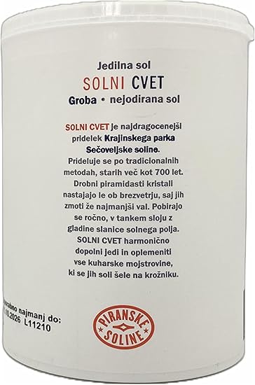 Load image into Gallery viewer, Solni Cvet - Salt Flower 250 g (Protected Designation of Origin) - Pure Organic and Unrefined Sea Salt - Good for Cooking and Table Salt (26 oz) (1)
