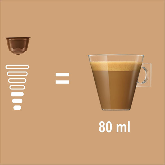 Cortado Espresso Macchiato DOLCE GUSTO 30CAPS. Powerful and roasty