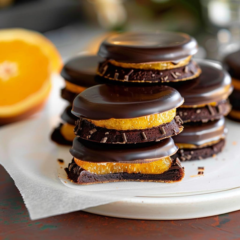 Load image into Gallery viewer, Jaffa Duo Orange Jelly &amp; Chocolate Covered Biscuits 250g Twin Pack - Rich Cocoa, Real Orange Juice, 52% Cocoa Coating Jaffa Cakes, Multiple Sizes 125g, and 250g (250 G, 6 PCS)
