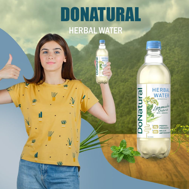 Load image into Gallery viewer, DONATURAL META Mineral Water Mg+Zn – 12 x 0.5L Natural Functional Water for Daily Well-Being
