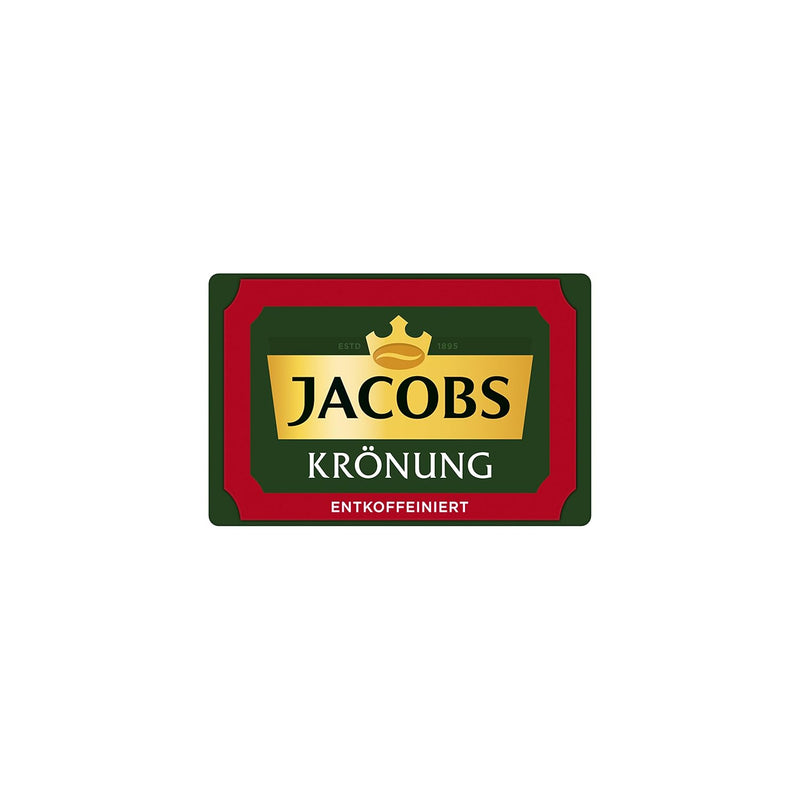 Load image into Gallery viewer, JACOBS 500g Krönung Entkoffeiniert Decaf Ground Coffee – Smooth Flavor, Premium German Coffee, Mild Aroma – Pack of 12
