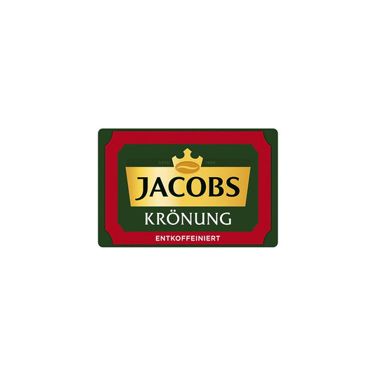 JACOBS 500g Krönung Entkoffeiniert Decaf Ground Coffee – Smooth Flavor, Premium German Coffee, Mild Aroma – Pack of 12