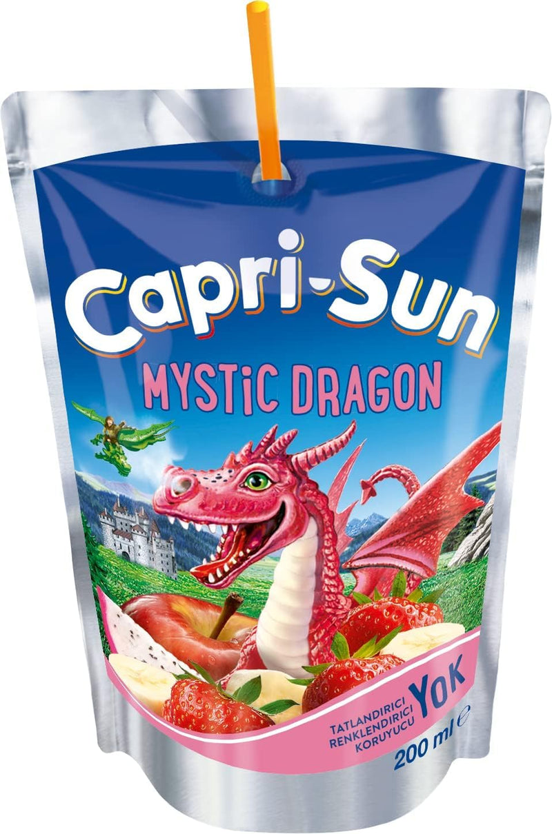 Load image into Gallery viewer, CAPRI - SUN Mystic Dragon 200ml Pouches - Mixed Fruit Juice (10 Pack)
