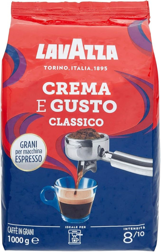 LAVAZZA 1KG CREMA E GUSTO ESPRESSO CLASSICO 8  - BEANS