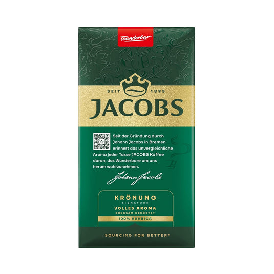 Jacobs Filterkaffee Krönung Klassisch, gemahlener Kaffee, 12er Pack (12 x 500 g)