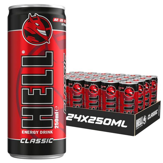 Hell Energy Drink 24 cans each 250 ml including deposit