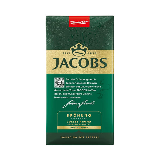 Jacobs Krönung Classic 100 Prozent Arabica, Gemahlener Röstkaffee, Mittlere Röstung, 500g (1er-Pack)