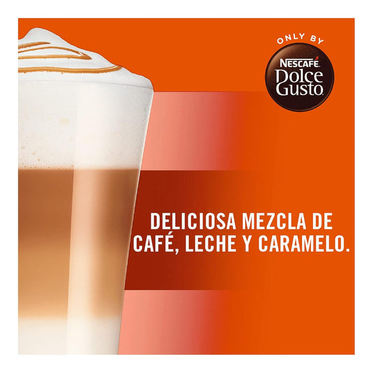 Caramel Latte Macchiato DOLCE GUSTO 16CAPS. Beautiful creamso
