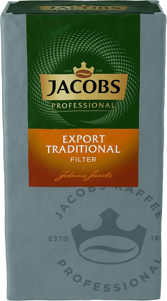 CHECKED - Jacobs Export Traditional Filter Ground Coffee 500 g – Rich Aromatic Blend, Balanced Flavor, Premium Filter Coffee
