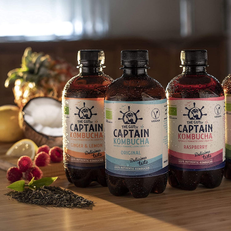 갤러리 뷰어에 이미지 로드, Captain Kombucha Raspberry 12 × 400 ml
