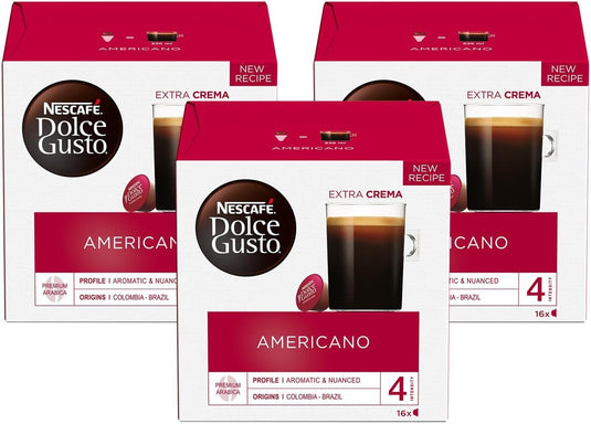 Americano DOLCE GUSTO BUNDLE - 48 CAPS. Sweet aromatic and Nuanced