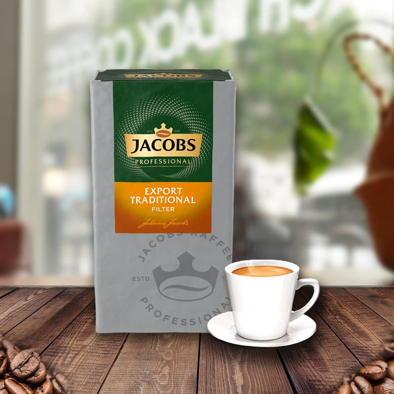 Load image into Gallery viewer, CHECKED - Jacobs Export Traditional Filter Ground Coffee 500 g – Rich Aromatic Blend, Balanced Flavor, Premium Filter Coffee
