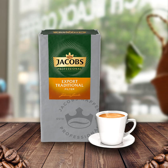 CHECKED - Jacobs Export Traditional Filter Ground Coffee 500 g – Rich Aromatic Blend, Balanced Flavor, Premium Filter Coffee