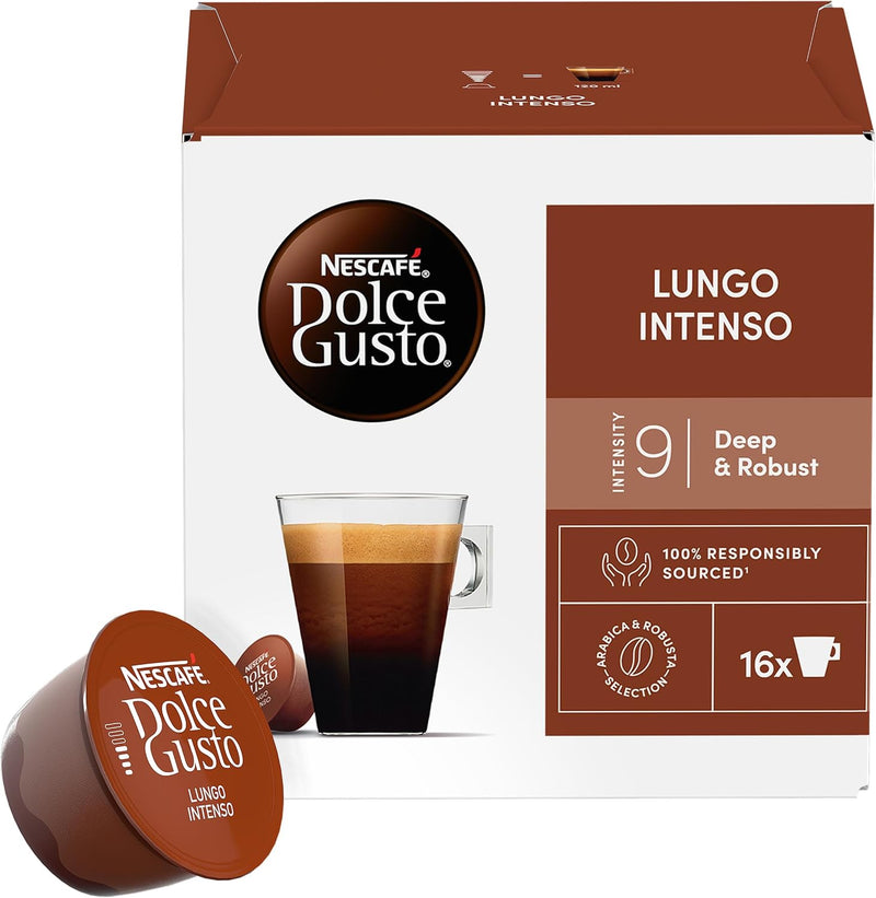 Load image into Gallery viewer, Lungo Intenso Capsules DOLCE GUSTO 16CAPS.
