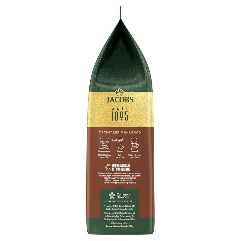 Load image into Gallery viewer, Jacobs Café Crema Intense Coffee Beans 1 kg - Intense, Nutty, Cocoa Note, Arabica &amp; Robusta Beans, Intensity 7/10, Ideal for Café Crema
