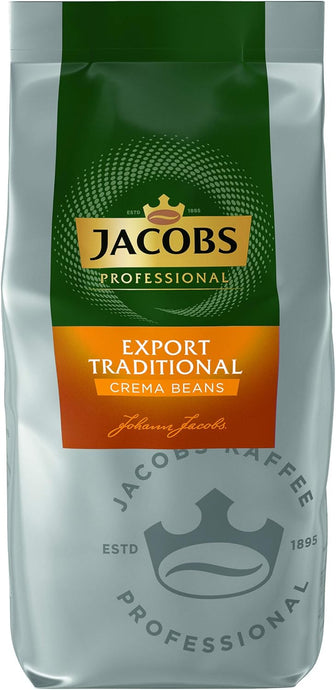 Jacobs Professional Export Traditional 1 kg – Ground Filter Coffee – Rich, Spicy Aroma & Full‑Bodied Taste