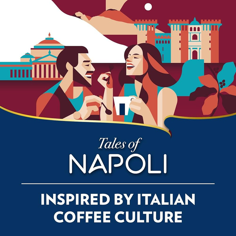 Load image into Gallery viewer, LAVAZZA 100 CAPS BLUE SYSTEM  - TALES OF ITALY NAPOLI
