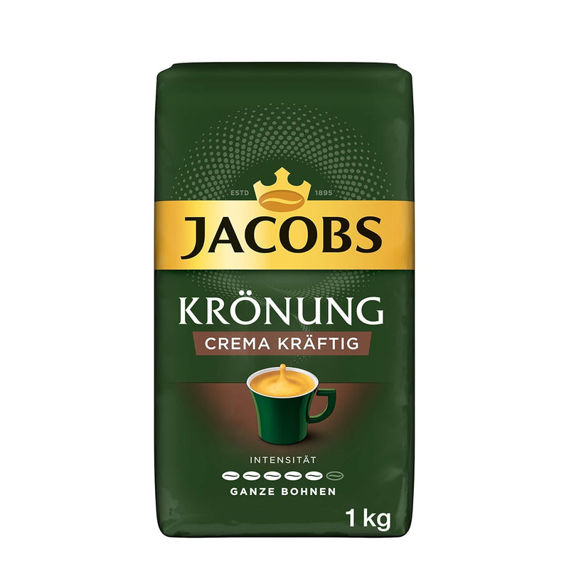 Afbeelding laden in Galerijviewer, Jacobs Kaffeebohnen 1000 g, Krönung Crema Kräftig
