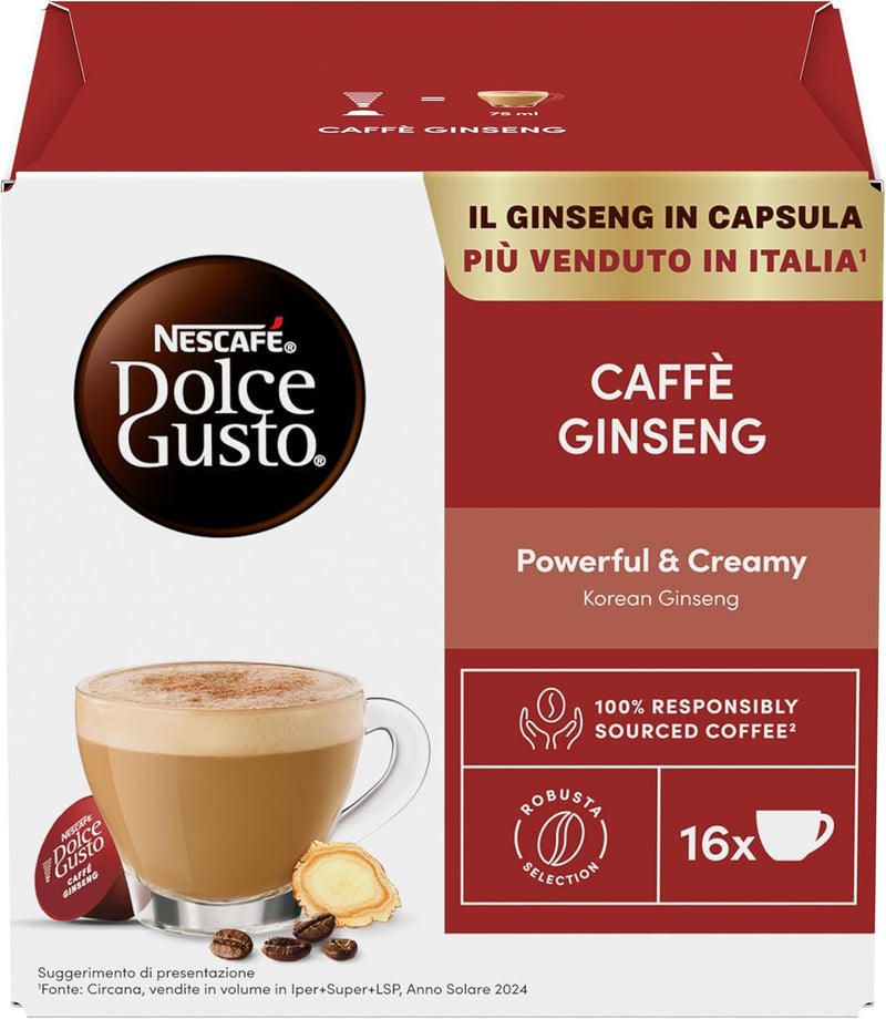 Load image into Gallery viewer, Espresso ginseng DOLCE GUSTO 16CAPS.
