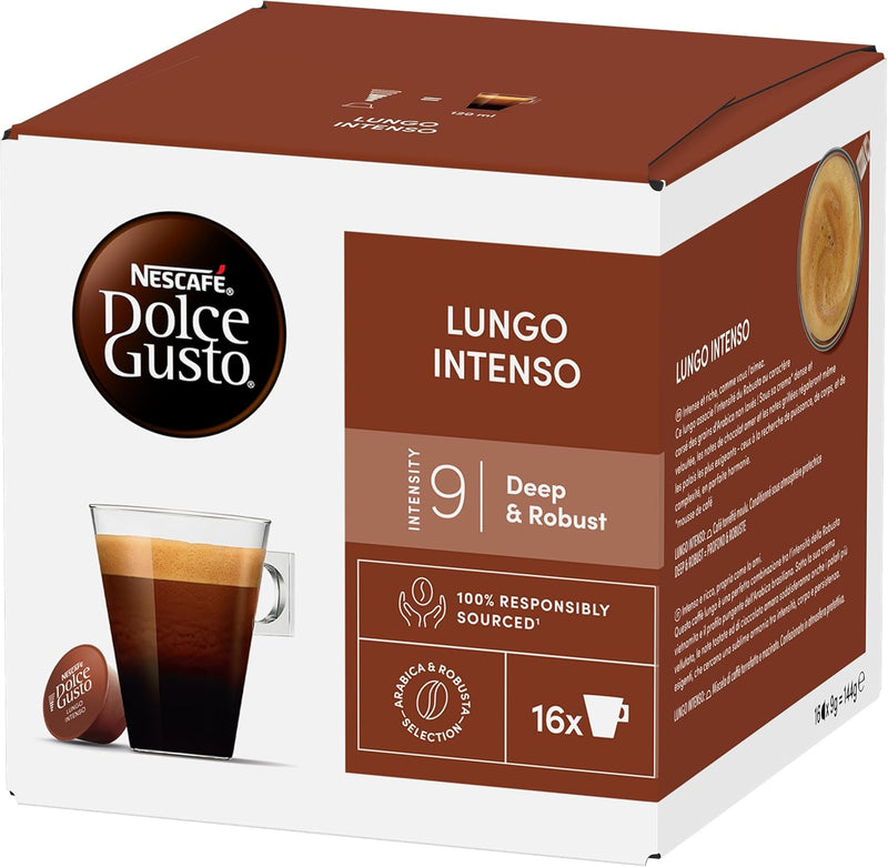 Load image into Gallery viewer, Lungo Intenso Capsules DOLCE GUSTO 16CAPS.
