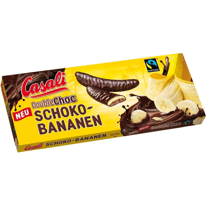 Original Casali Chocolate Bananas - Irresistible Delight (2 x 300g) - Perfect Mix of Ripe Bananas and Velvety