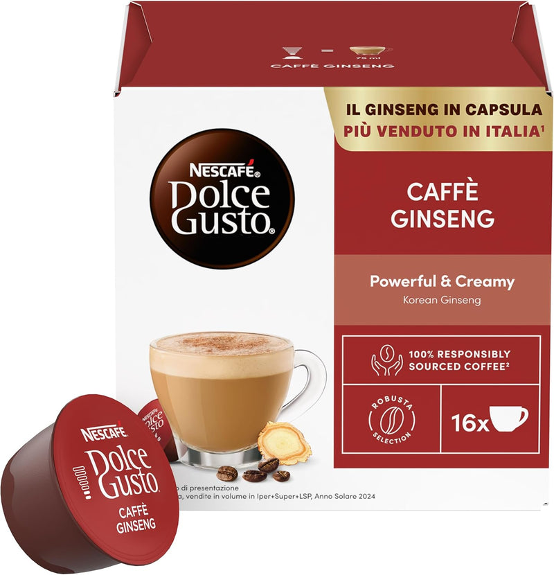 Load image into Gallery viewer, Espresso ginseng DOLCE GUSTO 16CAPS.
