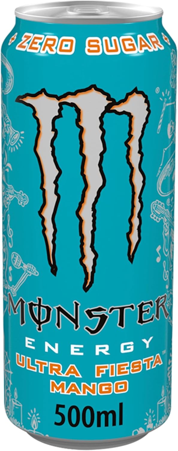 Load image into Gallery viewer, Monster Energy Zero Sugar Ultra Fiesta Mango Drink 12 × 500 ml
