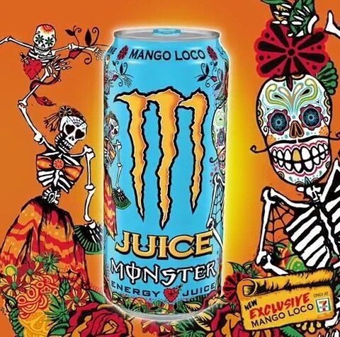 Monster Energy Drink Mango Loco, 12 x 500 ml