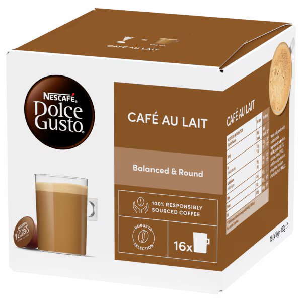 Load image into Gallery viewer, Café au Lait DOLCE GUSTO BUNDLE - 48CAPS. Balanced and round
