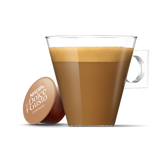 Cortado Espresso Macchiato DOLCE GUSTO 30CAPS. Powerful and roasty