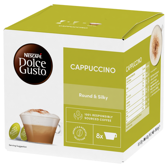 Cappuccino DOLCE GUSTO 16CAPS. Beautiful creamso