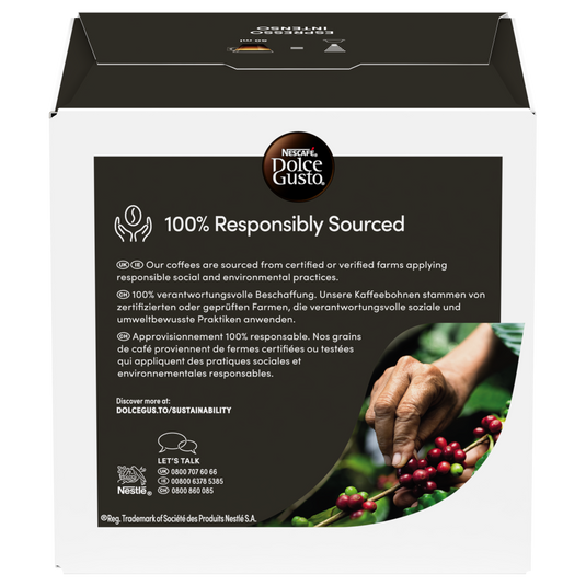 Espresso Intenso DOLCE GUSTO BUNDLE - 48CAPS. Full-bodied and spicy