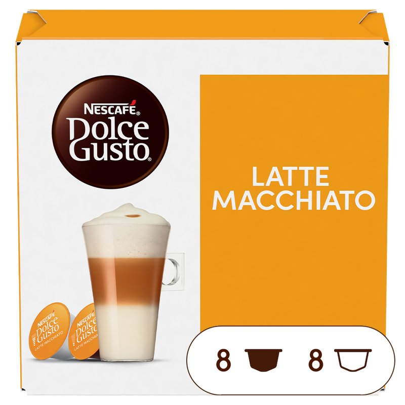 Load image into Gallery viewer, Latte Macchiato DOLCE GUSTO 16CAPS. Spectacular and voluptuous

