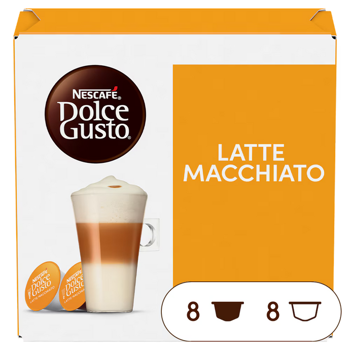 Latte Macchiato DOLCE GUSTO 16CAPS. Spectacular and voluptuous