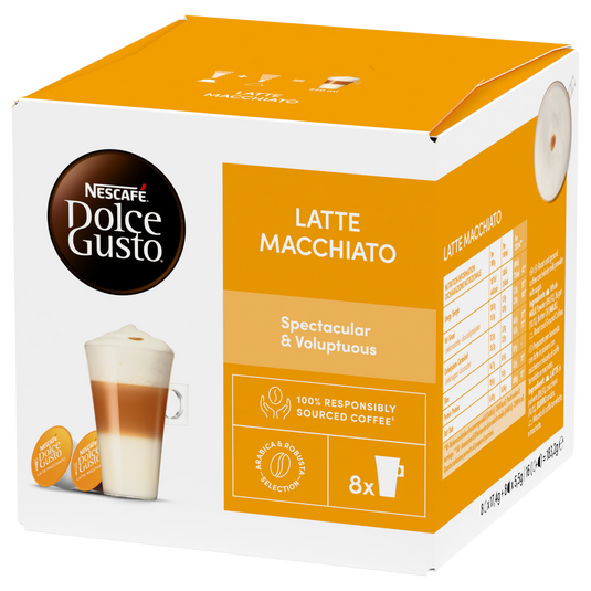 Latte Macchiato DOLCE GUSTO BUNDLE - 48CAPS. Spectacular and voluptuous