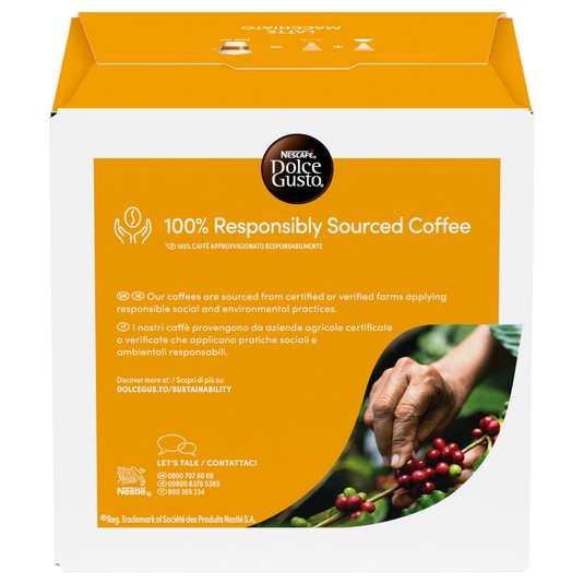 Latte Macchiato DOLCE GUSTO 16CAPS. Spectacular and voluptuous