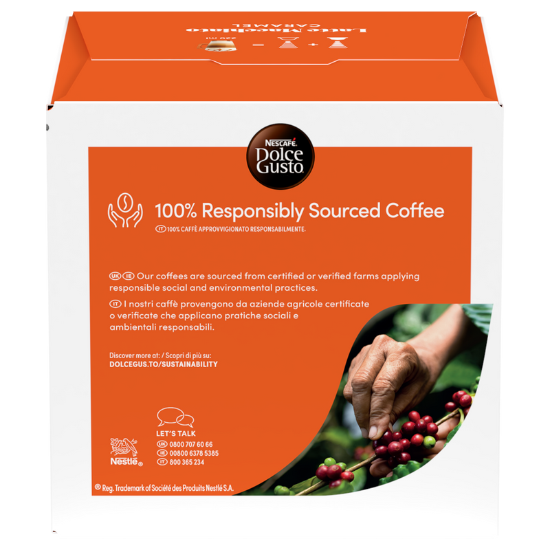 Load image into Gallery viewer, Caramel Latte Macchiato DOLCE GUSTO 16CAPS. Beautiful creamso
