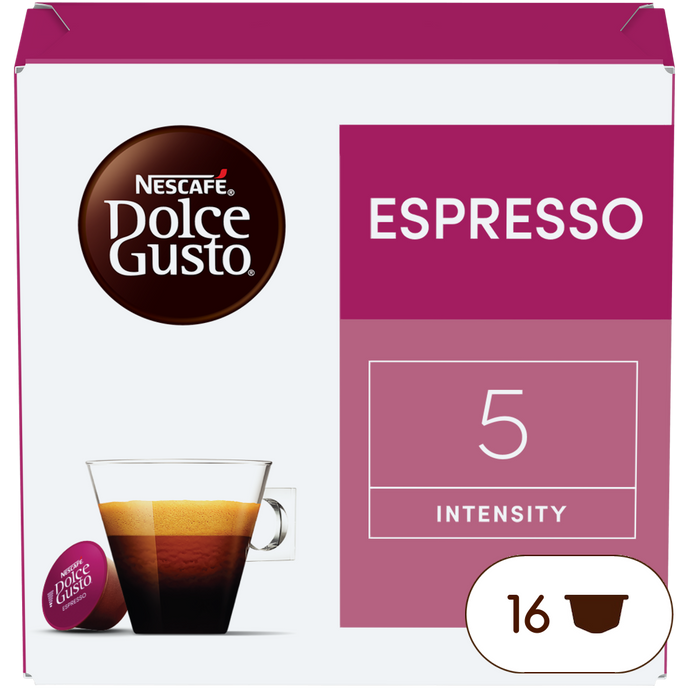 Espresso DOLCE GUSTO 16CAPS. Delicate and fruity